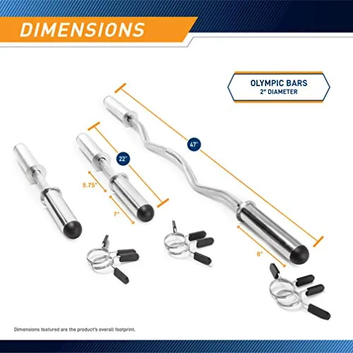 Marcy Curl Bar & Dumbbell Handle Set Review image 3