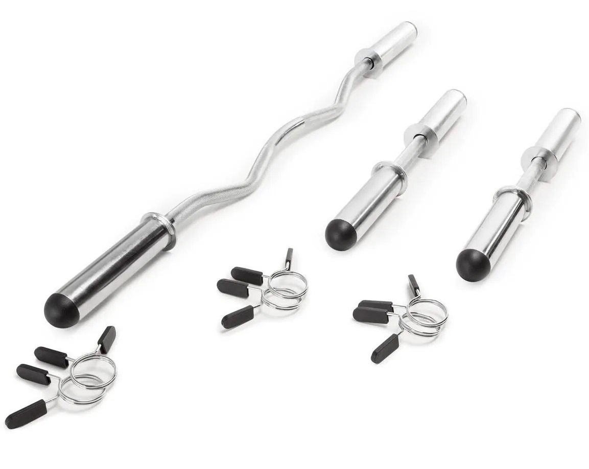Marcy Curl Bar & Dumbbell Handle Set Review image 9
