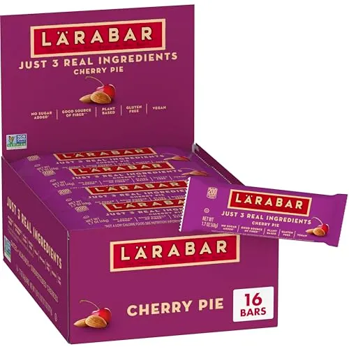 Larabar Cherry Pie Review: Gluten Free Vegan Sn...