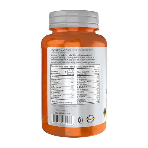 NOW Sports Amino Complete Review: Amino Acid Capsules image 3
