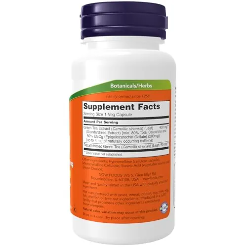 NOW Foods EGCg Green Tea Extract 400 mg Review image 2