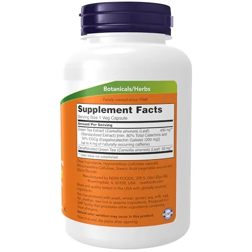 NOW Foods EGCg Green Tea Extract Review: 400 mg Capsules image 2