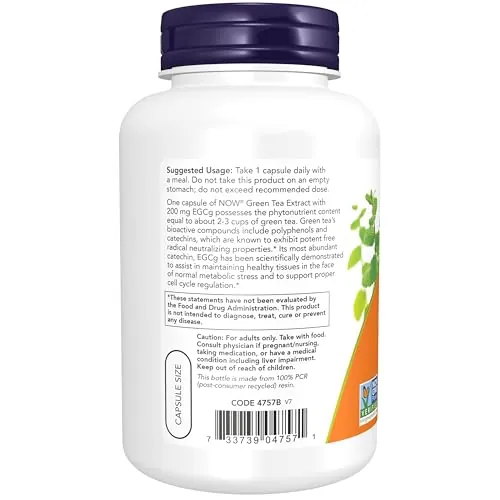 NOW Foods EGCg Green Tea Extract Review: 400 mg Capsules image 3