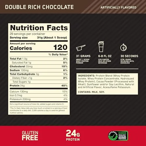 Optimum Nutrition Gold Standard 100% Whey Review image 3