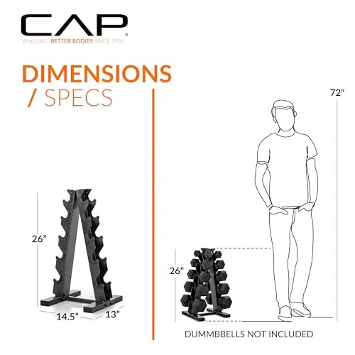 Cap A-Frame Dumbbell Weight Rack Review image 4