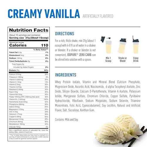 Isopure Zero Carb Whey Isolate Review image 5