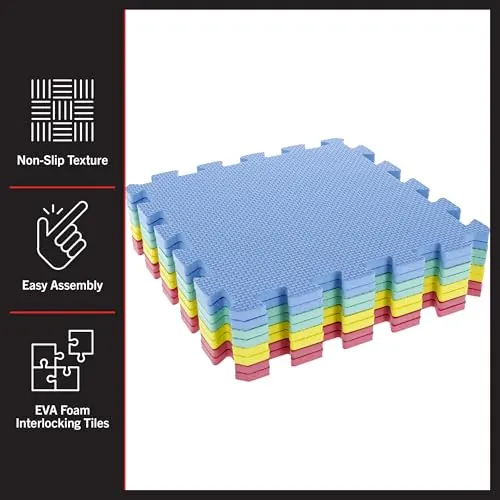 Stalwart Interlocking Floor Mats Review: EVA Foam Tiles image 3