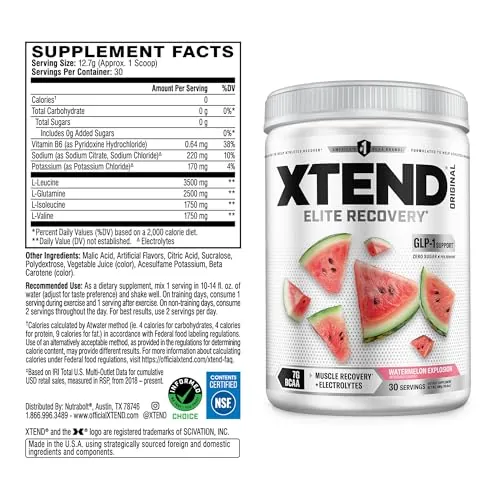 Xtend Original BCAA Powder Review: Recovery Drink Analysis image 2
