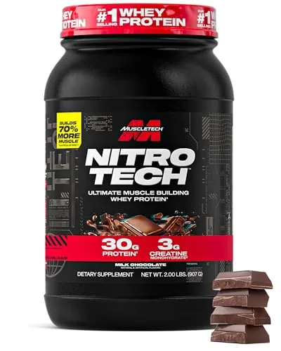 MuscleTech Nitro-Tech Review: Whey Protein Powder Analysis