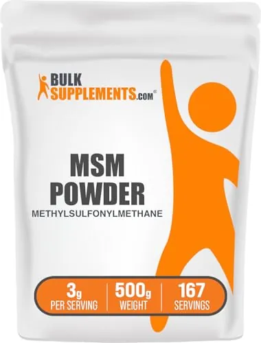 BulkSupplements MSM Powder Review: 3g MSM Supplement