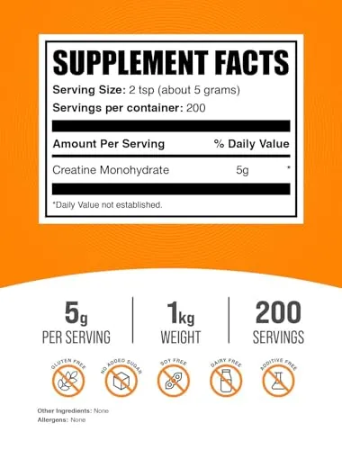 BulkSupplements Creatine Monohydrate Powder Review image 2