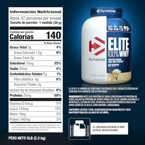Dymatize Elite 100% Whey Review: Vanilla Protein Powder image 3