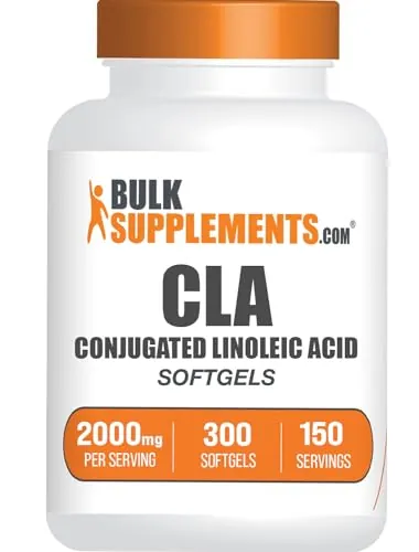 BulkSupplements.com Conjugated Linoleic Acid Softgels - CLA 2000mg (300 softgels)