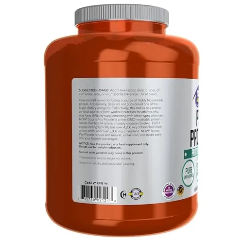 NOW Foods Pea Protein Review: Unflavored Vegan Protein image 3