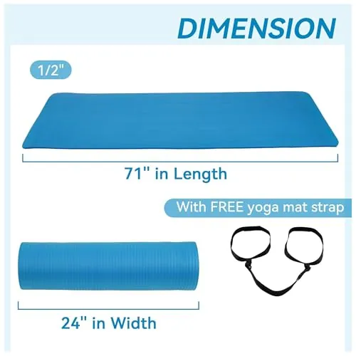 Fitvids Yoga Mat Review: Extra Thick Exercise Mat image 2