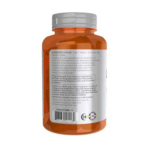 NOW Foods L-Citrulline Review: 1,200 mg Tablets image 3