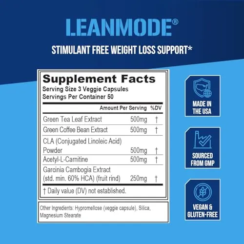 EVL LeanMode Review: Weight Loss Support Capsule Analysis image 3