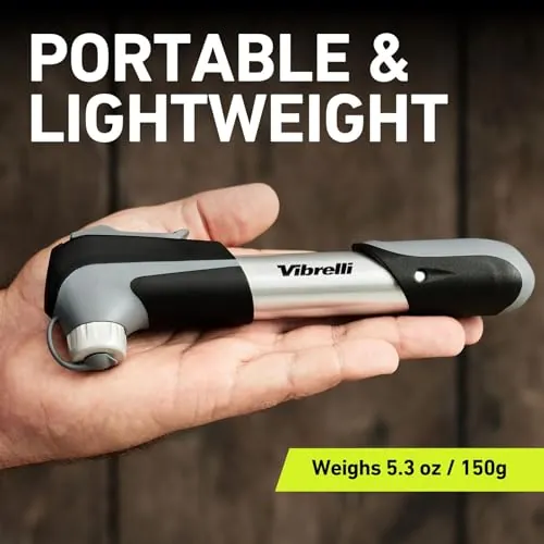 Vibrelli Mini Bike Pump Review: Portable Bicycle Pump image 4