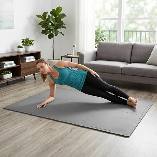BalanceFrom Puzzle Exercise Mat Review: EVA Home Gym Tiles image 7