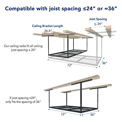 FLEXIMOUNTS 3x6 Overhead Garage Storage Rack Review image 6