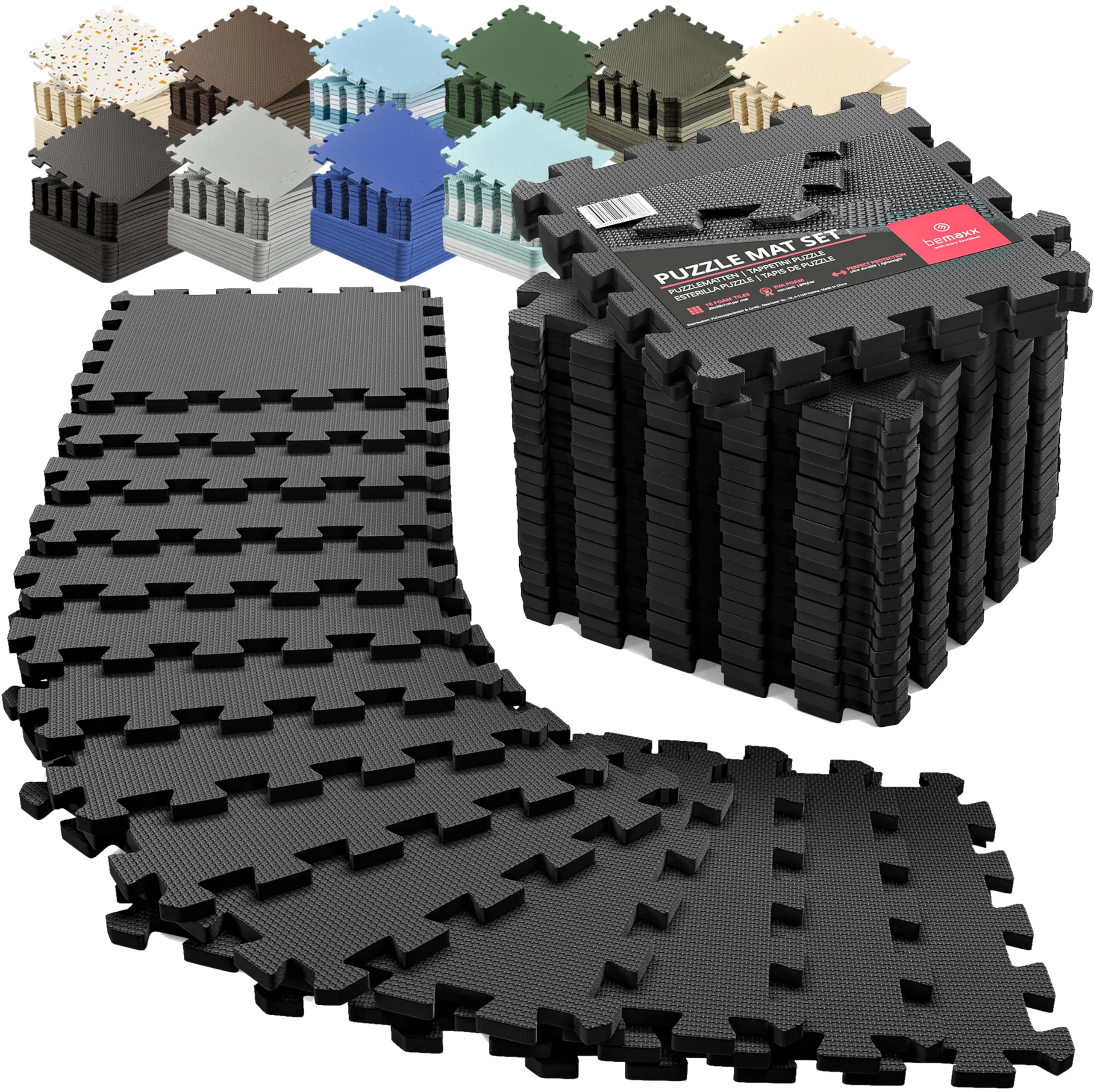 bemaxx Gym Mats Set vs. Fitvids High Density Gy...
