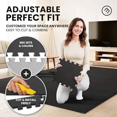 BeMaxx Gym Mats Review: EVA Interlocking Floor Tiles image 5