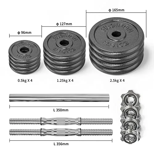 PROIRON 20kg Adjustable Dumbbell Set Review image 2