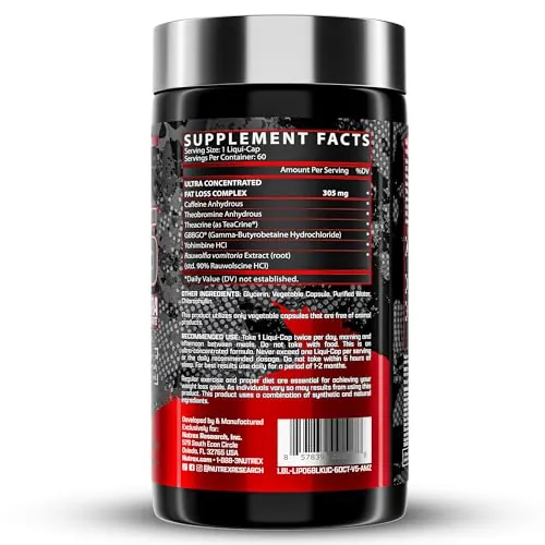 Nutrex Lipo-6 Black Ultra Concentrate Review image 2
