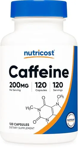 Nutricost Caffeine Pills 200mg Review: Budget Caffeine Capsules