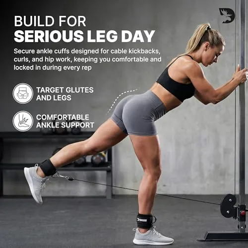 DMoose Fitness Ankle Strap Review: Cable Machine Cuff image 2