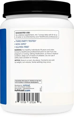 Nutricost BCAA Powder 2:1:1 Review: 150-Serving Analysis image 4