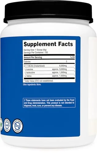 Nutricost BCAA Powder 2:1:1 Review: 150-Serving Analysis image 5