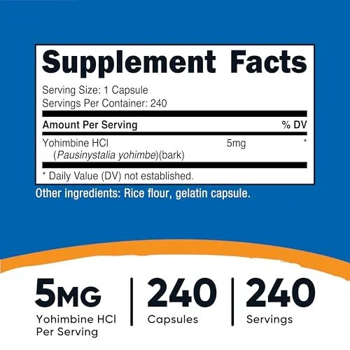 Nutricost Yohimbine HCl 5mg Review: Capsule Analysis image 2