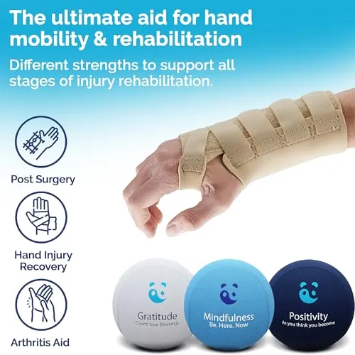 Mind & Body Stress Balls Review: Hand Therapy Grip Balls image 3