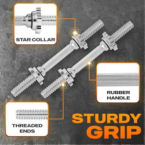 Yes4All Threaded Dumbbell Handles Review image 3
