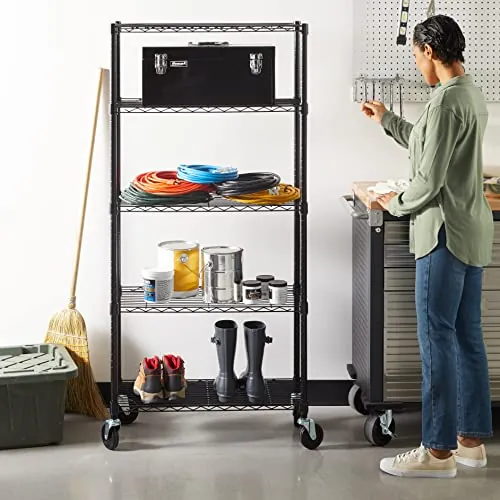 Amazon Basics 5-Shelf Shelving Rack Review image 3