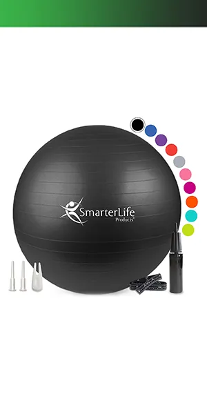 SmarterLife Exercise Ball Review: Yoga & Stability Ball image 9
