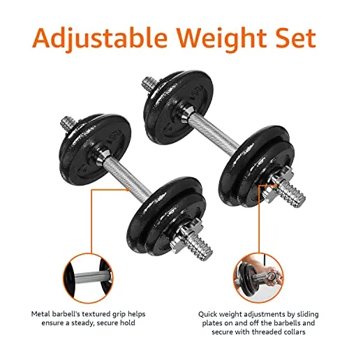 Amazon Basics Adjustable Dumbbell Review: 38 lb Set image 4