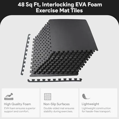 BalanceFrom EVA Interlocking Exercise Tile Mat Review image 2