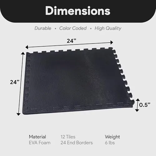 BalanceFrom EVA Interlocking Exercise Tile Mat Review image 3