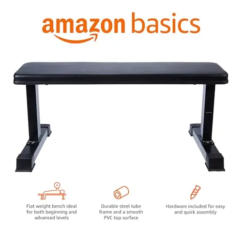 Amazon Basics Flat Weight Bench Review image 2