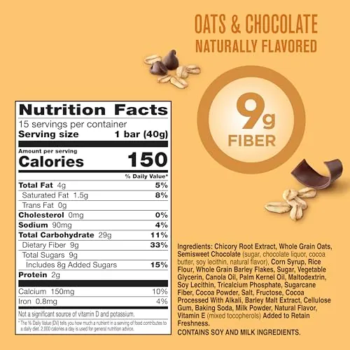 Fiber One Chewy Bars Review: High Fiber Snack Bar Analysis image 2
