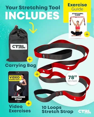 CTRL Sports Stretching Strap Review: Yoga & PT Strap image 2