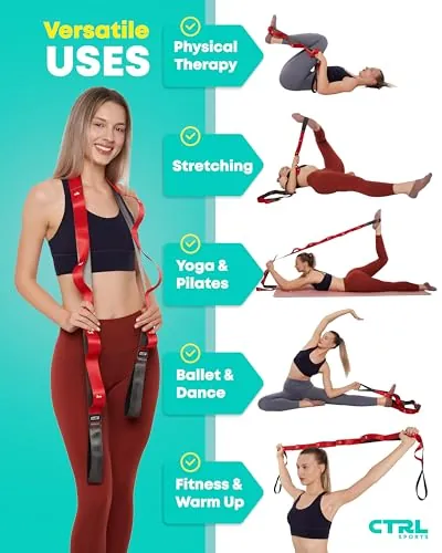 CTRL Sports Stretching Strap Review: Yoga & PT Strap image 4