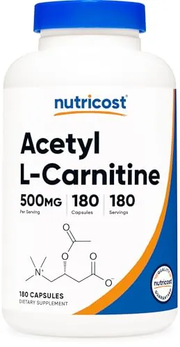 Nutricost ALCAR 500mg Review: Carnitine Supplement