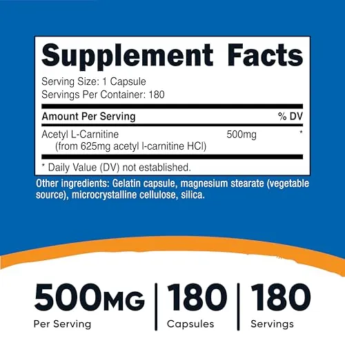 Nutricost ALCAR 500mg Review: Carnitine Supplement image 2
