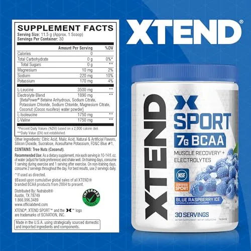 XTEND Sport BCAA Powder Review: Recovery Drink Analysis image 2