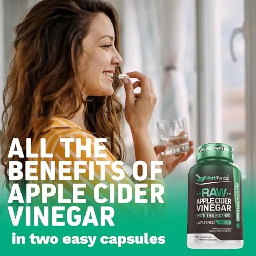 Herbtonics Raw Apple Cider Vinegar Capsules Review image 2