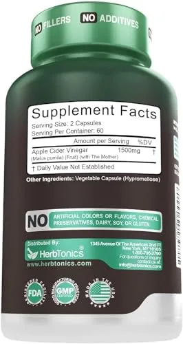 Herbtonics Raw Apple Cider Vinegar Capsules Review image 6
