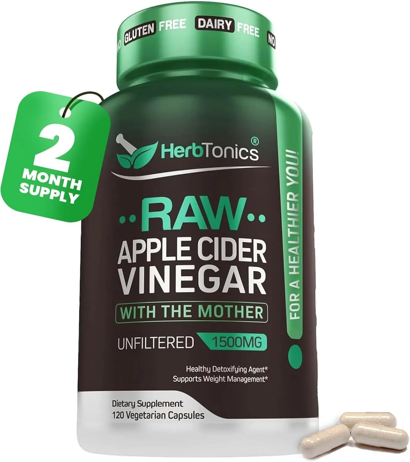 Herbtonics Raw Apple Cider Vinegar Capsules Review image 8